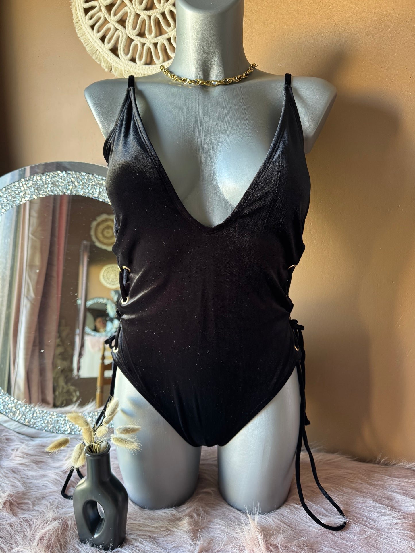 Maillot velours noir