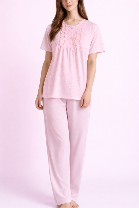 Ensemble Solène rose